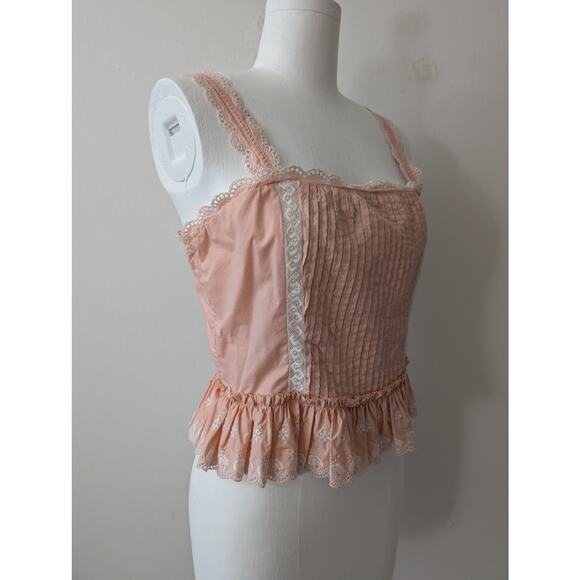 LoveShackFancy Skipper Bustier - Bubble Bath Pink - Picture 6 of 12